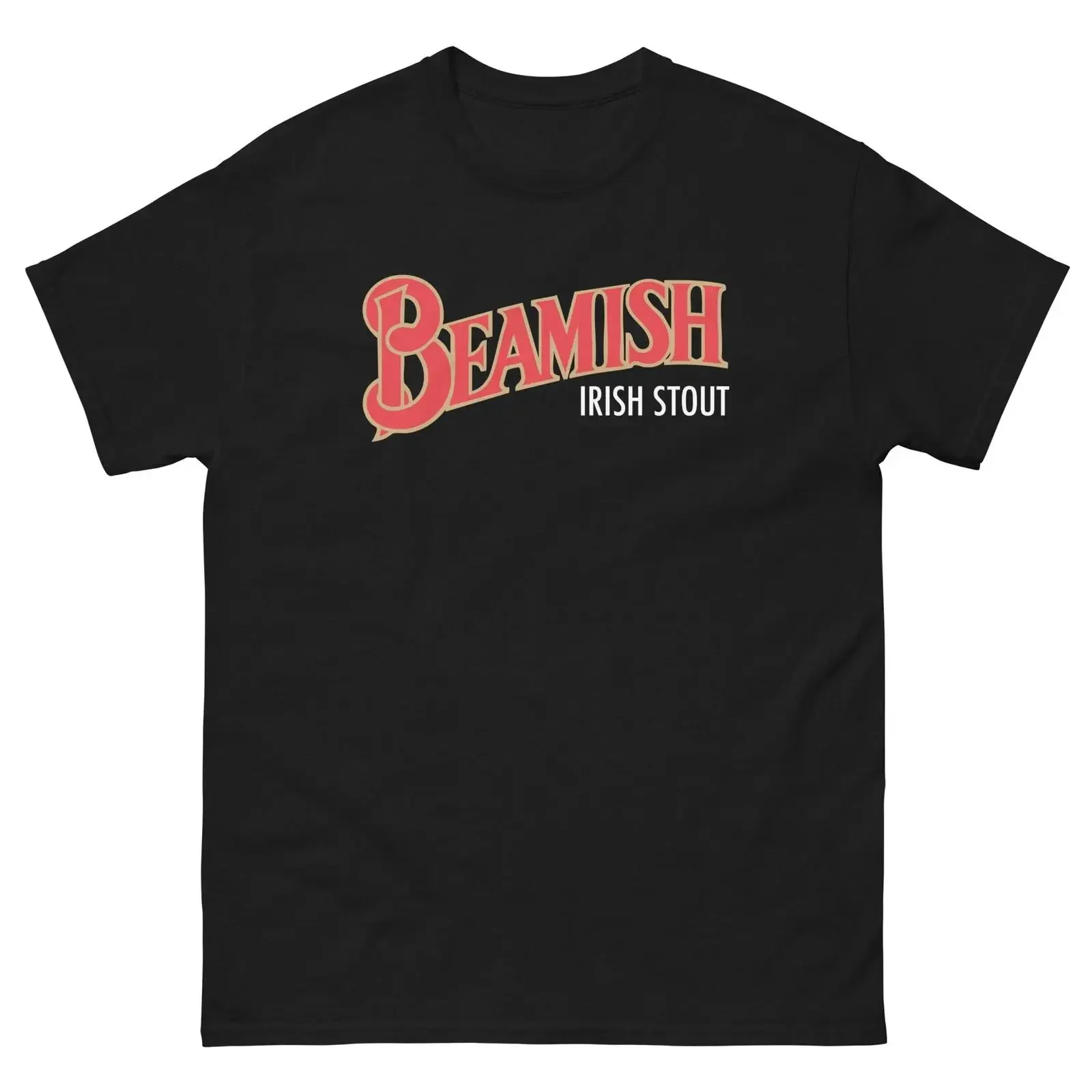 Beamish Irish Stout Beer T Shirt Classic vintage Washed Stretched Unisex Versatile Slightly homme streetwear designer clothes