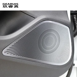 For Audi A3 8V S3 2014-2020 Car Door Panel Loudspeaker Pad Stereo Audio Speaker Horn Cover Trim Frame Stickers Auto Accessories