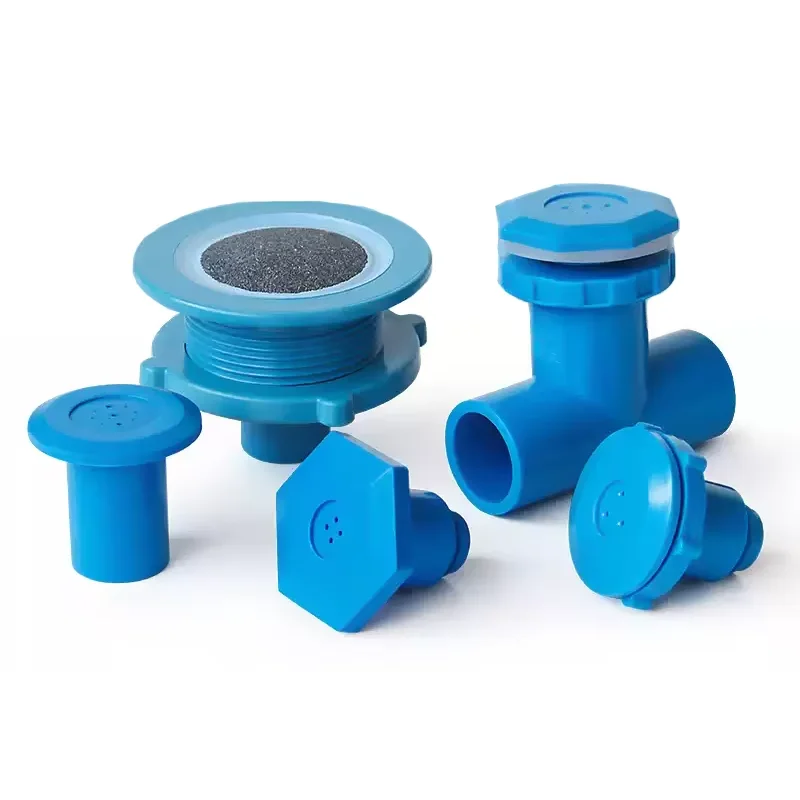 PVC Fish Tank Oxygen Stone Plastic Oxygen Cap Stopper Seafood Pond Aquarium Oxygen Connector Air Stone Fittings