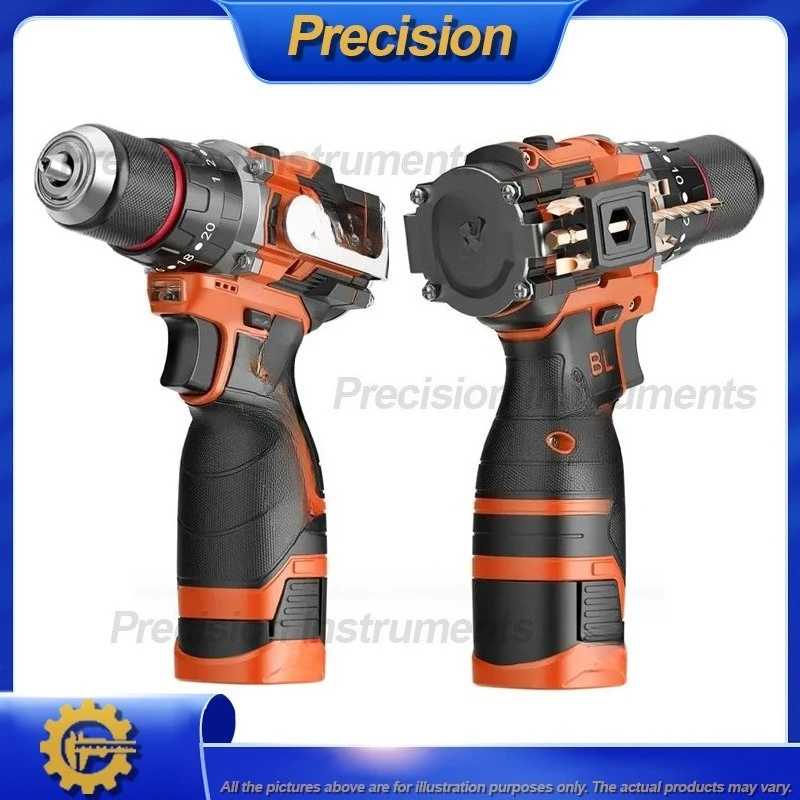 2026 Cordless Brushless Electric Impact Drill 16.8V Lithium Battery Home Use Power Tool for DIY and Household Projects