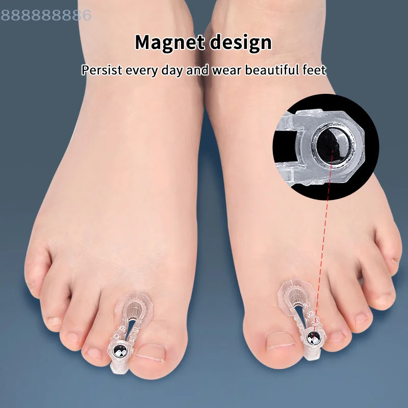 1PCS Bunion Hallux Valgus Corrector Toe Spreader Separator Thumb Finger Correction Straightener Foot Care Tool for Comfortable W