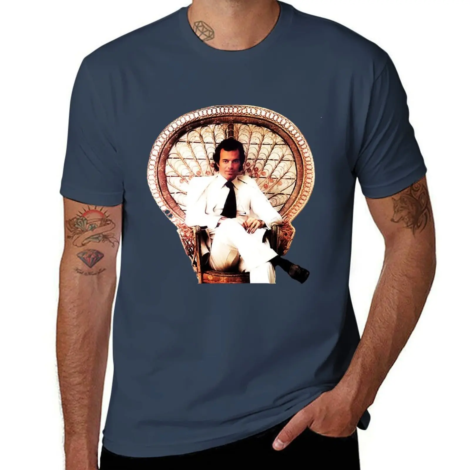 Camiseta linda modelo Iglesias para todos, para presentes de José, camiseta casual solta de tamanho grande