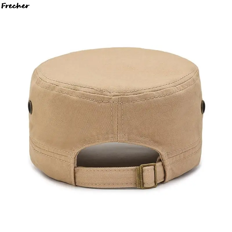 Men Flat Top Snapback Hats Army Fashion Military Cap Casual Cadet Hat Tactical Visors Captain Caps Combat Paintball Casquette 