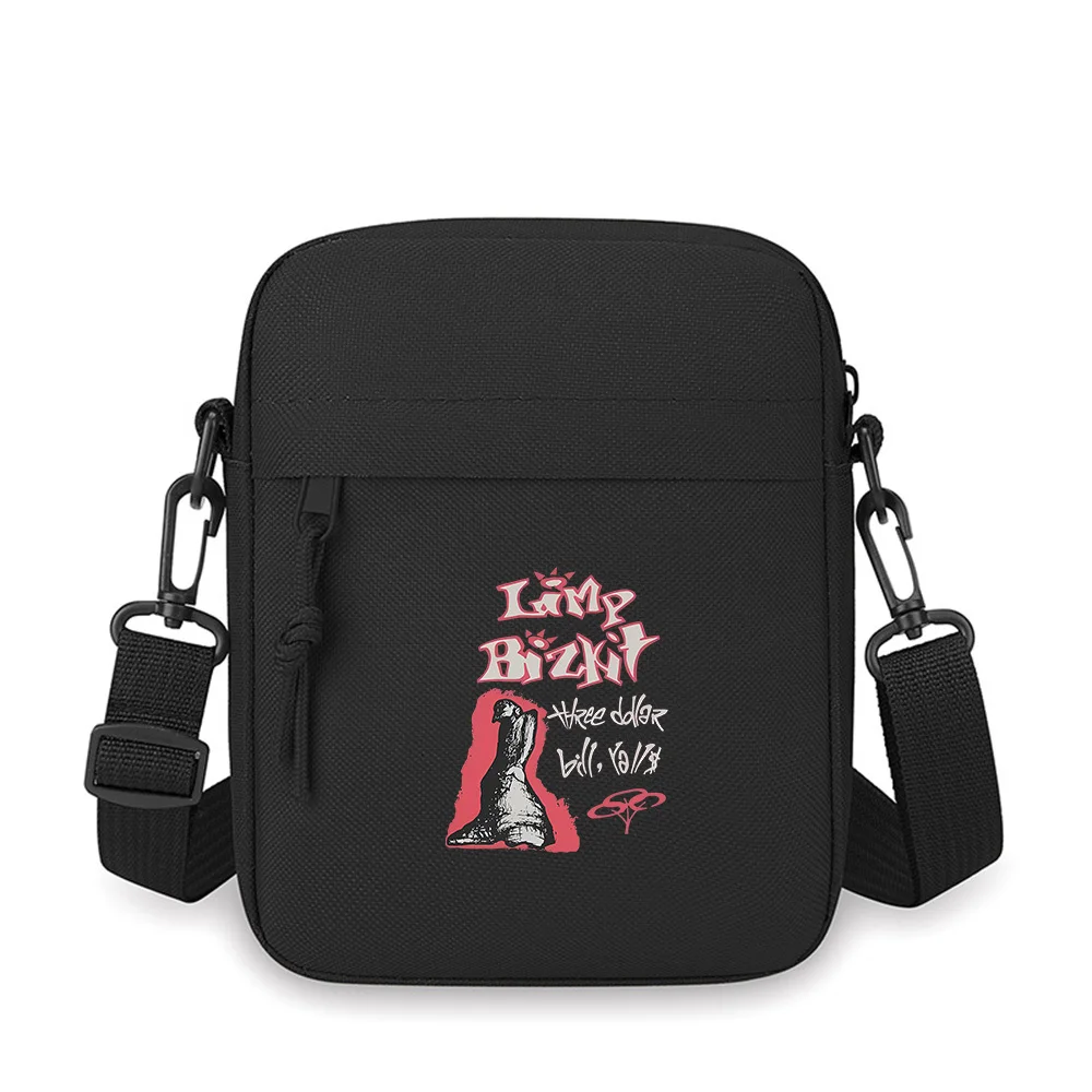 

Limp Bizkit Three Dollar Bill,Ya'll Men Crossbody Bag Single Shoulder Women Cartoon Anime Film Printing Design Unisex