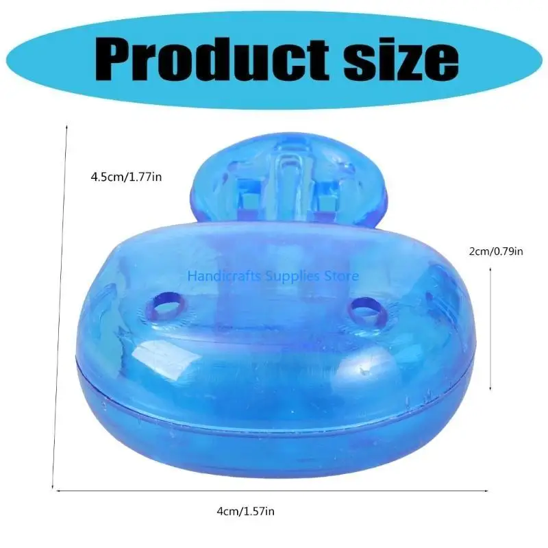R1WA 5pcs Toothbrush Travel Case Clear Designs Convenient for Gym Daily Use