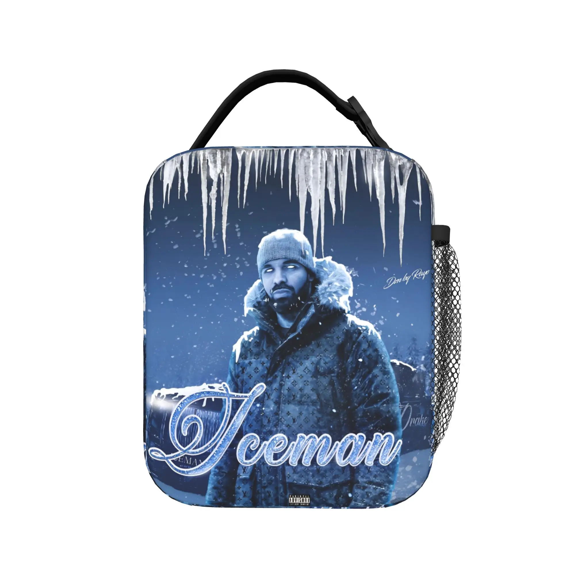 

Drake Iceman Album 2026 Thermal Insulated Lunch Bag for Work Reusable Bento Box Men Women Thermal Cooler Food Box