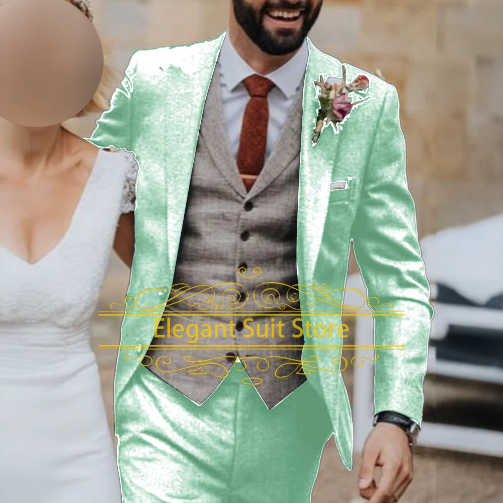 Men's suit wedding elegant suit jacket two piece formal jacket casual vest classic color banquet tuxedo