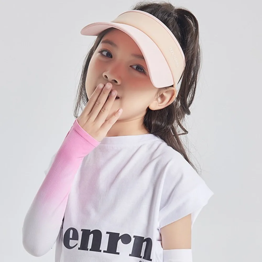 

Полиэстеровые рукава-накладки из ледяного шелка с отверстием для пальца, градиентные, дышащие, солнцезащитные, летние