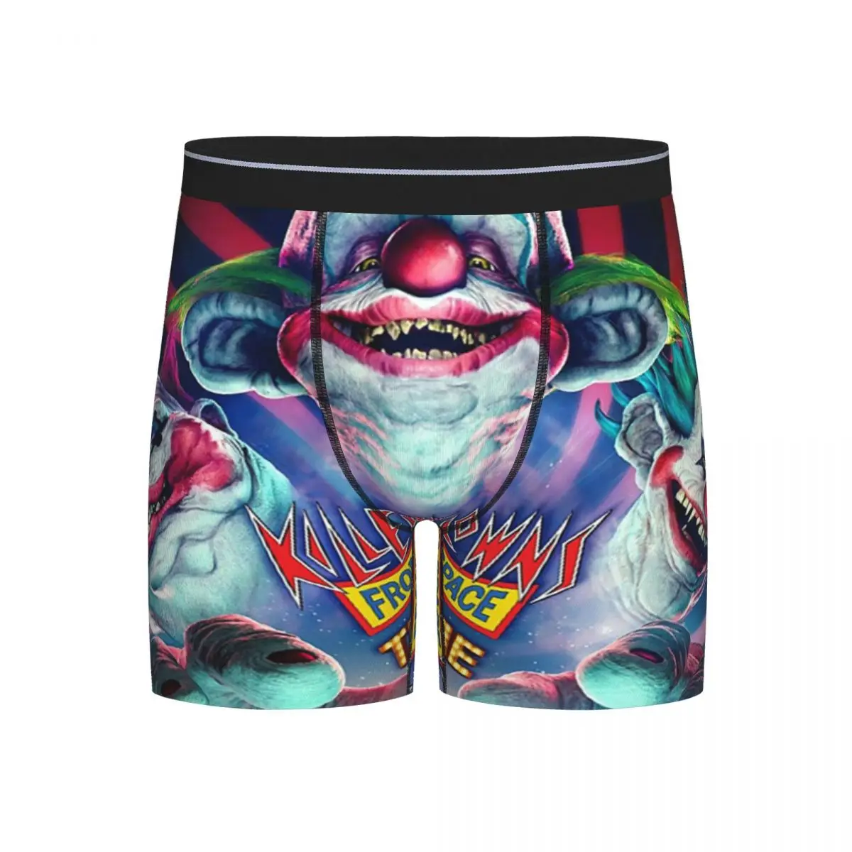 

Long Boxer Underpants Shorts Killer Klowns From Outer Space Panties Male Comfortable Underwear for Homme Man Boyfriend Gifts