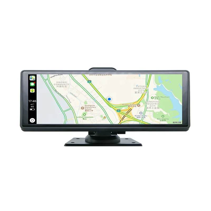 

Dual Lens Dashcam With Gps 10.26 Inch Rearview Mirror Driving Recorder Car Camera Dvr Video Recording Wifi Carplay Android Auto