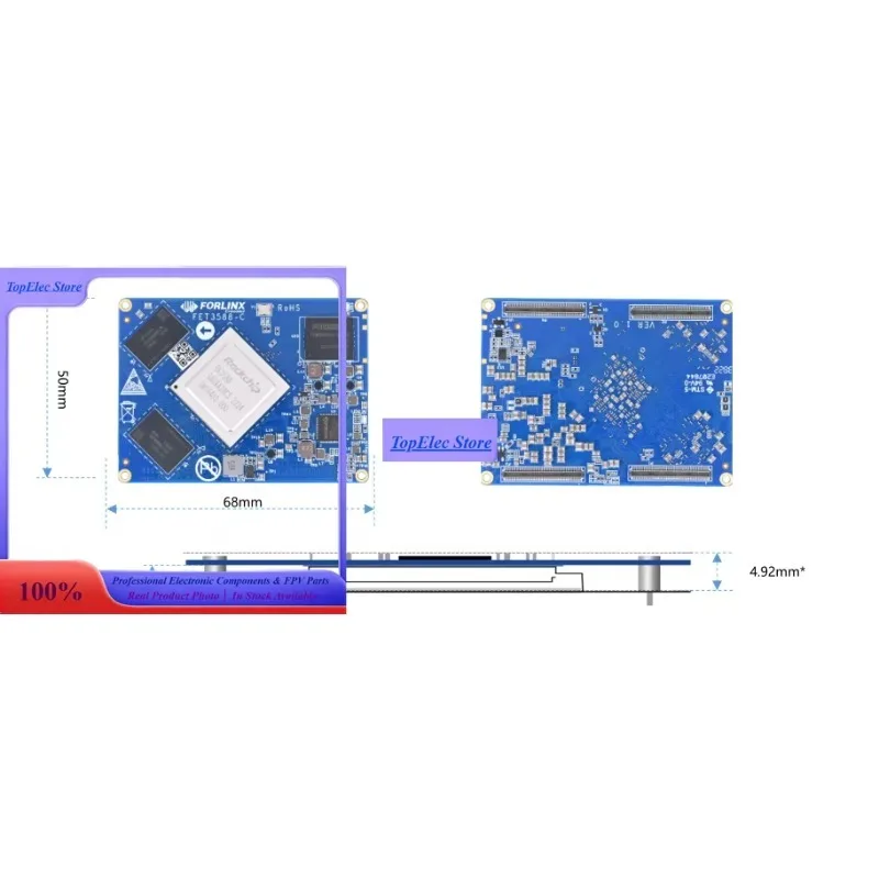 TopeRK3588J Industrial Grade RK3588 ARM SoM Rockchip Android Linux Core Board CPU Module