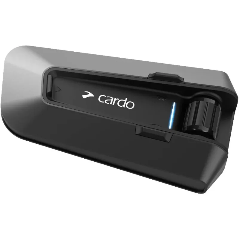 

Cardo PACKTALK Edge Motorcycle Bluetooth Communication System Headset Intercom - Single Pack, Black