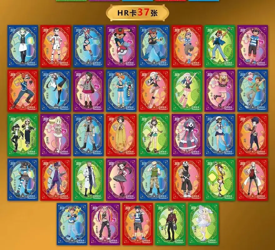 New Pokemon Anime Game Eif Card Luxury Pet Card Collection The 3 Version Exchange Gift Blind  Box Card Toy Hobbies Gift view 6