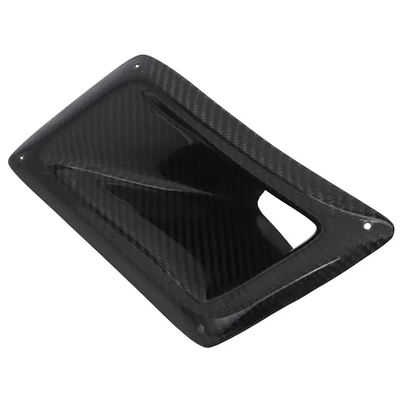 A13F-Left Side Real Carbon Fiber Board Car Front Bumper Air Vent Intake Outlet Duct Cover Trim For Nissan 350Z Z33 2003-2009