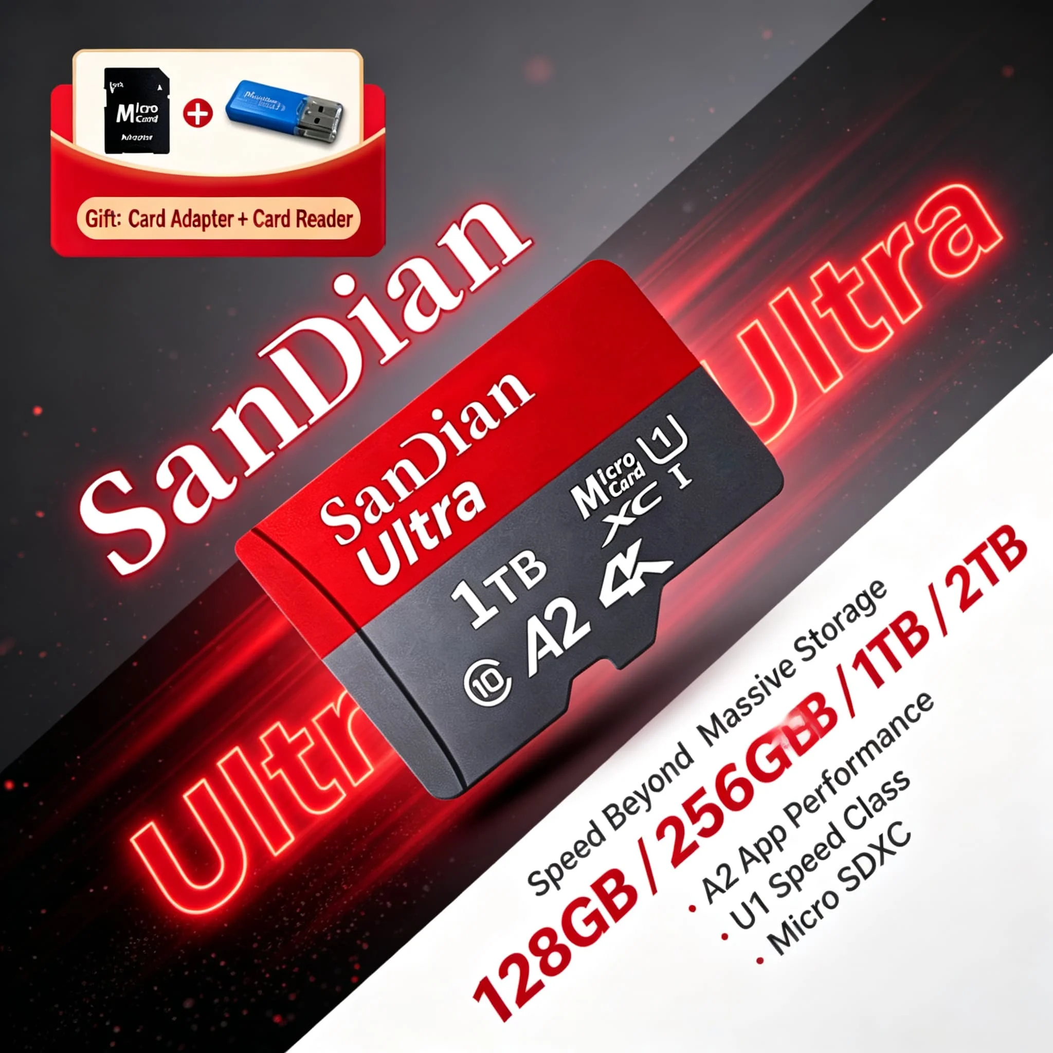 128GB 256GB 512GB Micro TF SD Card Class 10 4K Video High Speed Stable Memory Phone MP3 Camera Ultra Core Premium Storage Pro