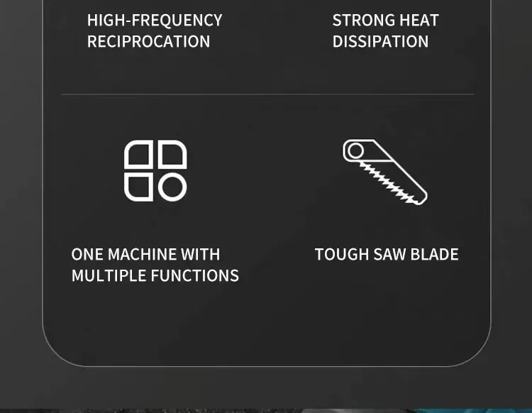 Makita ML-505 Akku-Säbelsäge Elektrische Kettensäge Tragbares Elektrowerkzeug zum Schneiden von Holz, Metall und Rohren – Detail 4