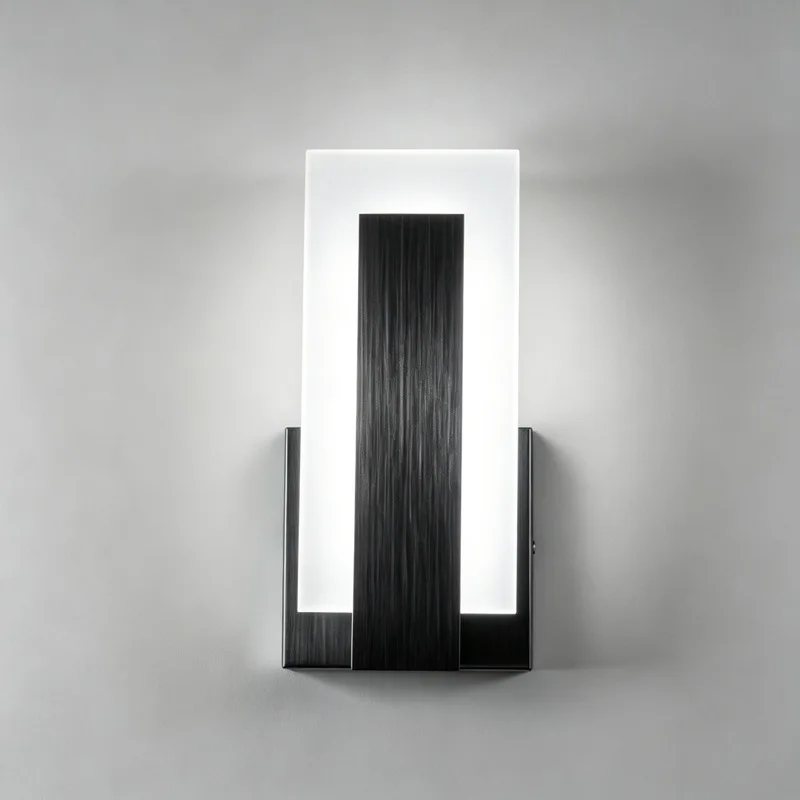Indoor Wall Lamp Rectangular Acrylic Light Hallway Living Room Lighting