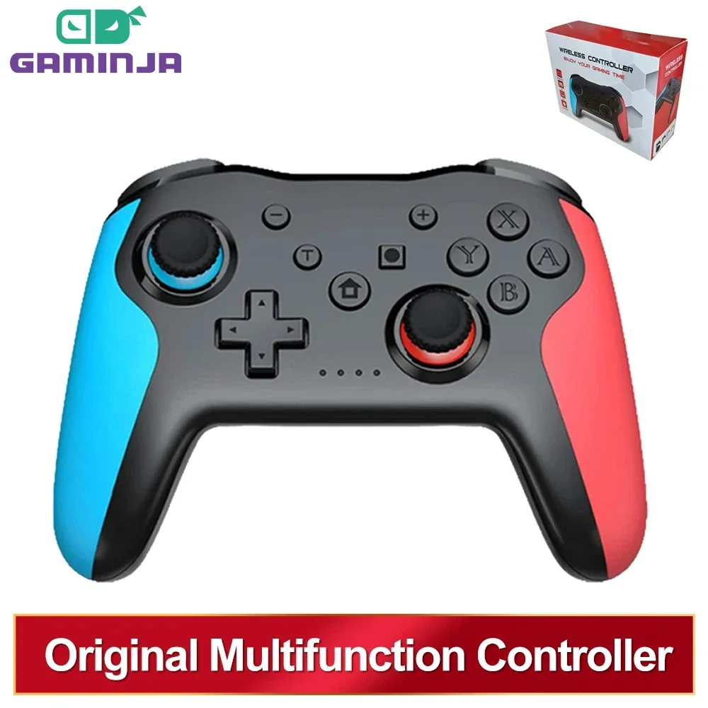 GAMINJA BT 2.4G Controller Wireless per Nintendo Switch Pro Smartphone PC TV Box Tablet PS3 Tesla Gamepad PC Joystick Controller