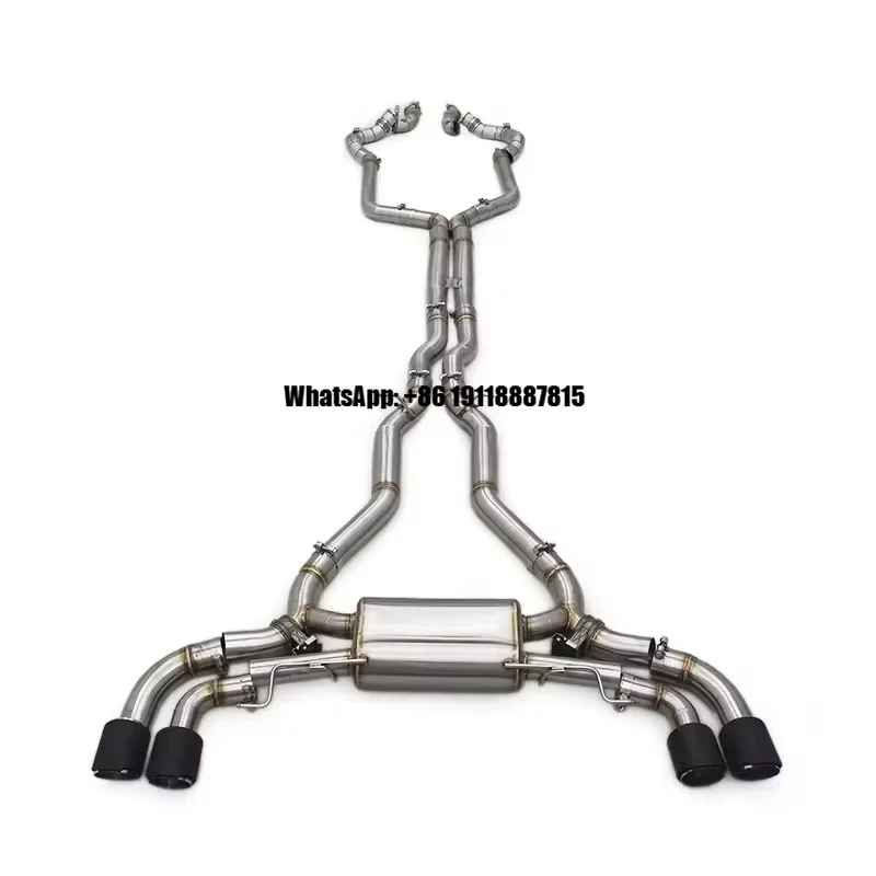 

Valvetronic Catback Exhaust Pipe Downpipe for BMW M5 F90 4.4T 2018-2023 Stainless Steel Valve Muffler Full Exhaust Pipe System