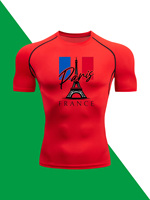 Sports Running Trends Fitness Clothing Trends Multifunctional Alpine Tower Printed Shirt Quick Breathable Breathable Comfortable