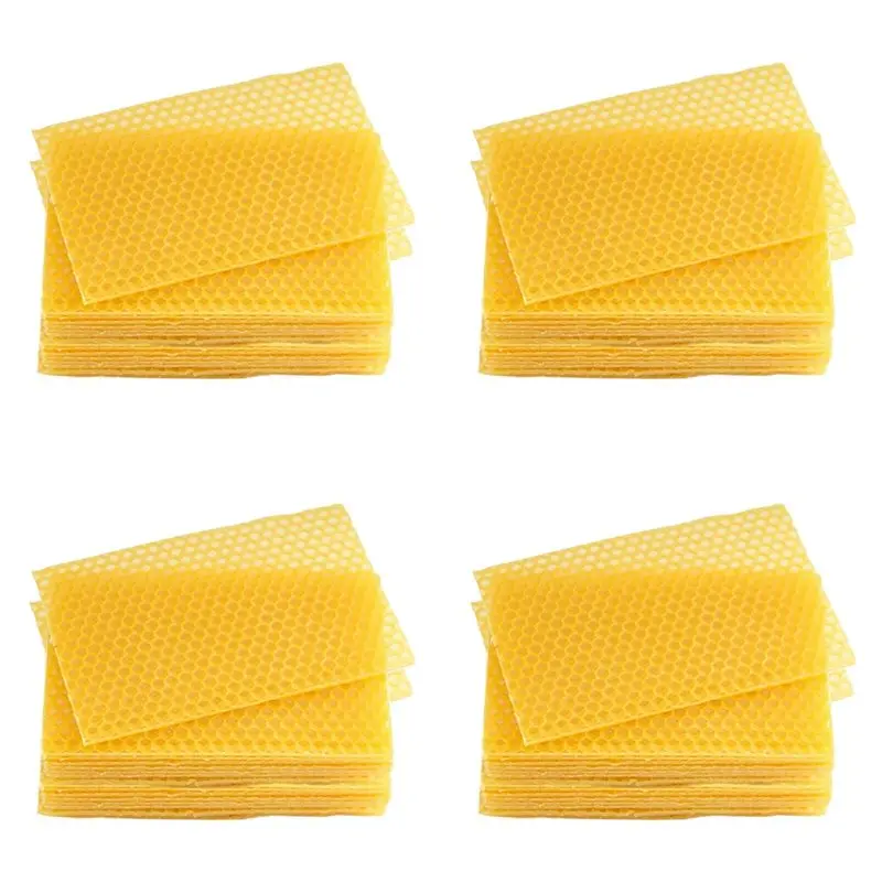 

【ПОСЛЕДНИЙ ШАНС】Натуральные восковые листы для пчелиных рамок, 120 шт., восковые основы для сот, листы из пчелиного воска