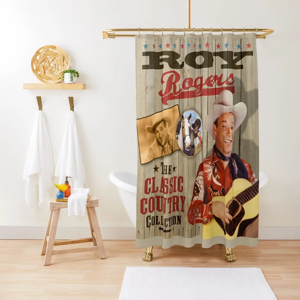 

Roy Rogers – The Classic Country Collection Shower Curtain Funny Shower Shower Waterproof Luxury Bathroom Window Curtain