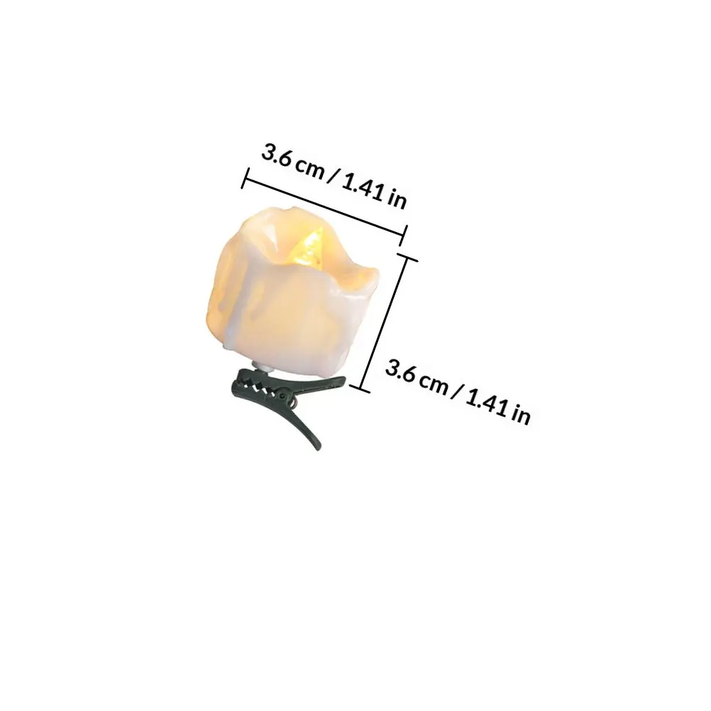 LED Clip-on Christmas Tree Lights 9pcs Warm White Holiday Decorative String Lights for Home Decoration