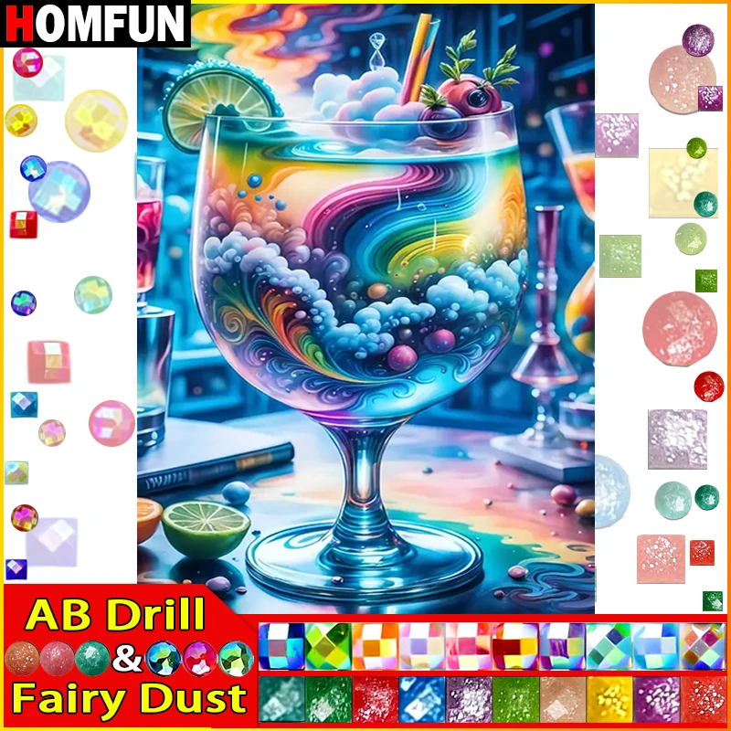 HOMFUN Fairy Dust AB Full diamond Painting \