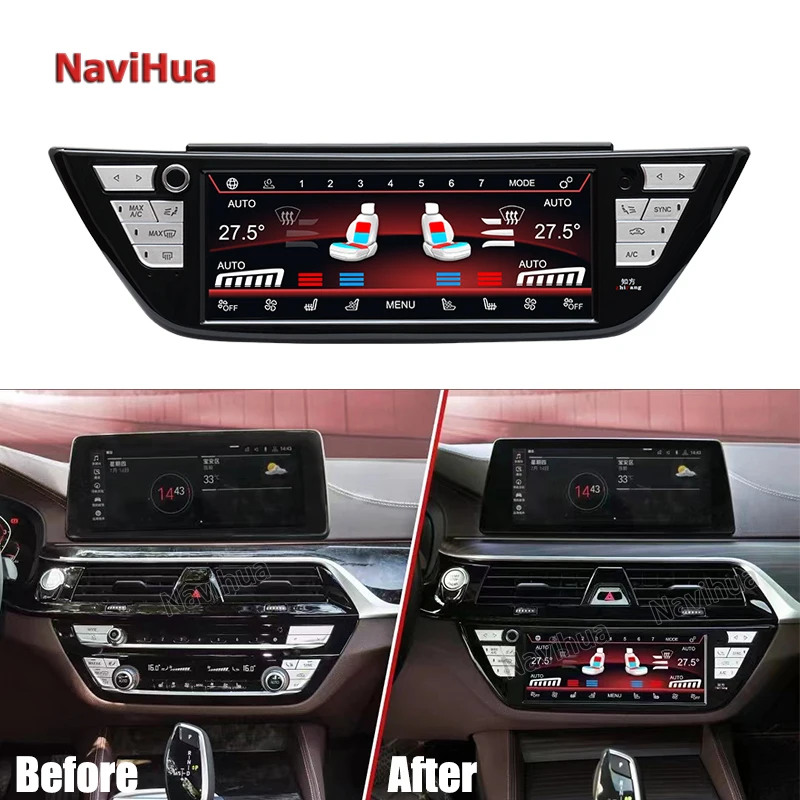 

NaviHua 10.25'' Conditioning Climate Control Screen For BMW 5 Series 2014-2018 AC Panel Touch Board LCD Digital