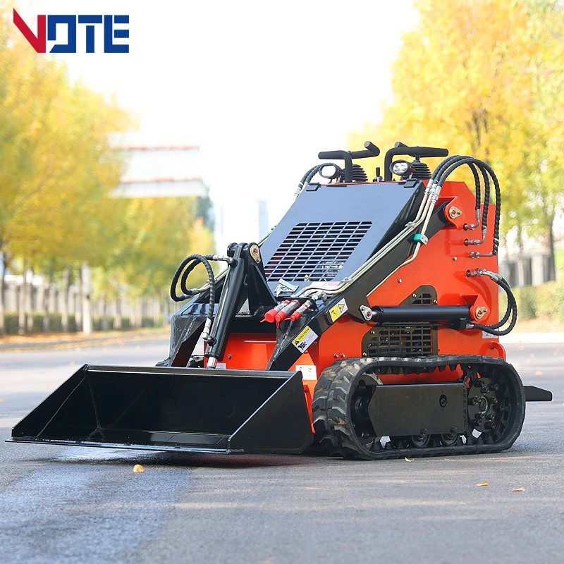 Chinese Manufacturer track skid steer track loader small skid steer loader 800kg skid steer track loader for sale