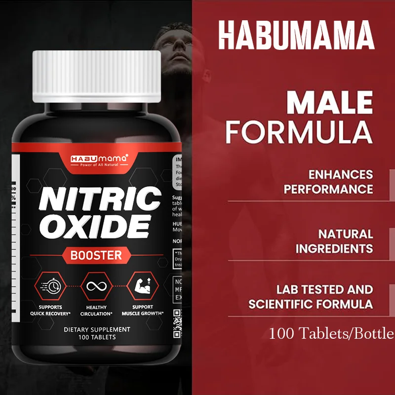 HABUMAMA Nitric Oxide Test Booster Capsules Supplements