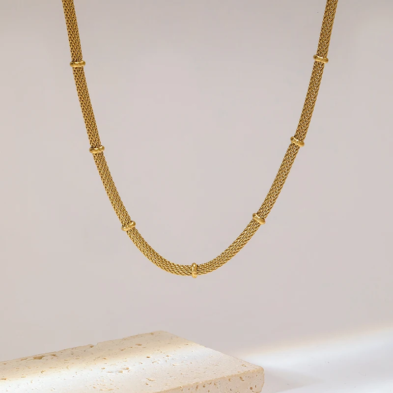 EILIECK 316L Stainless Steel Necklace for Women Stylish Jewelry High Quality Rust Proof Link Chain Collar Girls Birthday Gifts