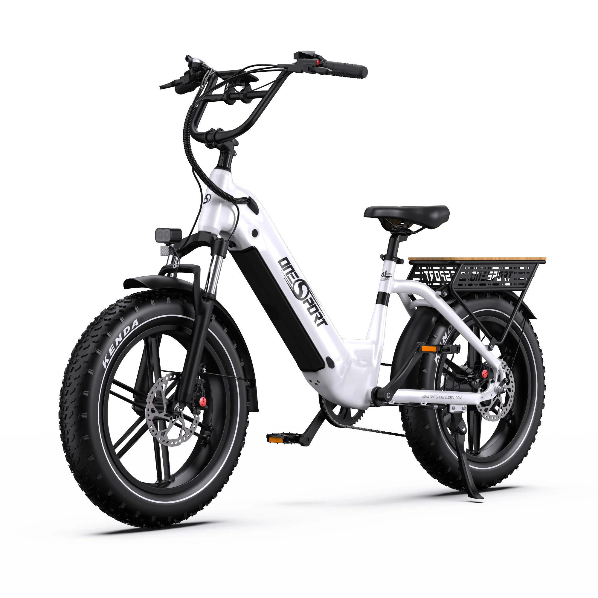 ONESPORT OT08 Direktvertrieb 20-Zoll-Faltfahrrad mit Fettreifen E-Bike – 500W 65Nm 48V 18Ah 90km Reichweite Hydraulische Bremsen Bluetooth-App-Steuerung Original All-Terrain-Elektrofahrrad für