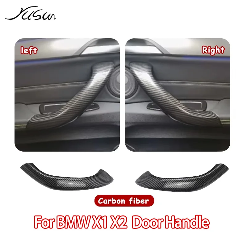 

For BMW X1 X2 F48 F49 F39 2016-2020 Interior Door Handles Car Accessories Front Rear Left Right Door Pull Handle Outer Cover