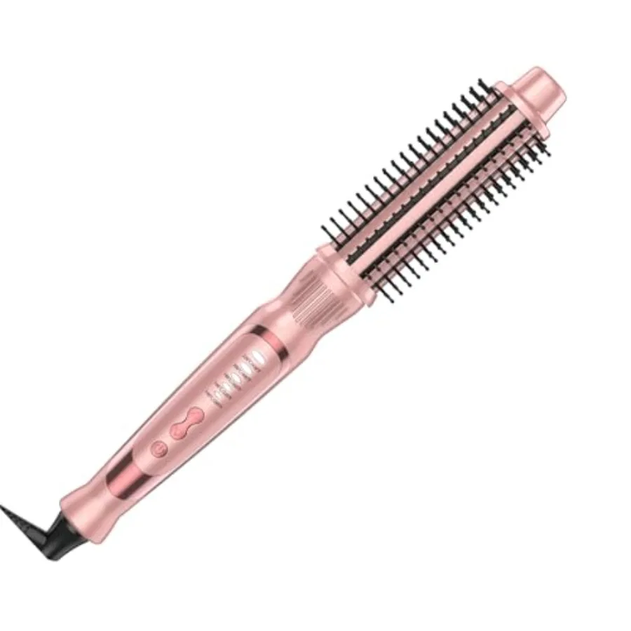 

Heated Round Brush, Ceramic Tourmale Ion Curlg Iron, Hot for Fluffy Thermal Brush Curlg Wand, Suitable for All Hair Types Tool,