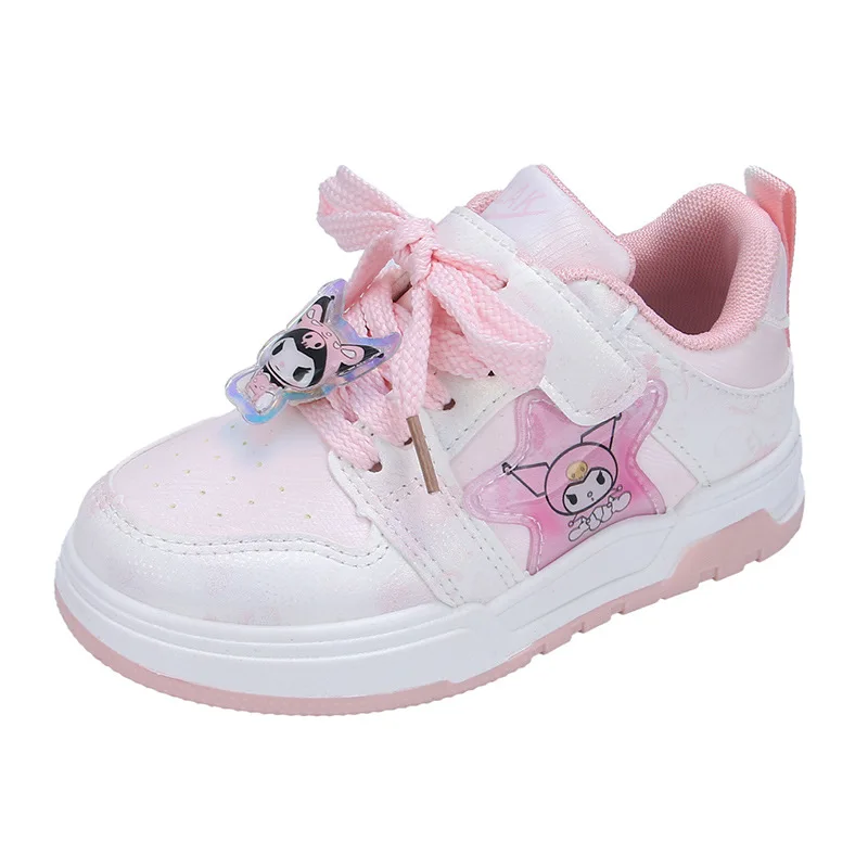 Sanrio trampki dla dzieci buty dziewczynek buty dla małego dziecka modne na co dzień lekkie, oddychające miękkie sportowe buty do biegania dla dzieci