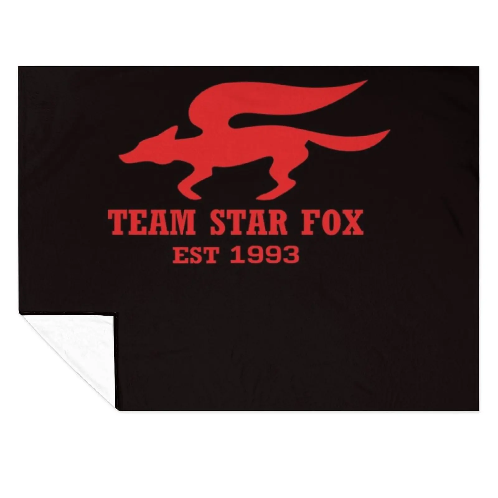 

Star Fox Emblem Red Throw Blanket Custom manga Decorative Beds Extra Large Throw Blankets