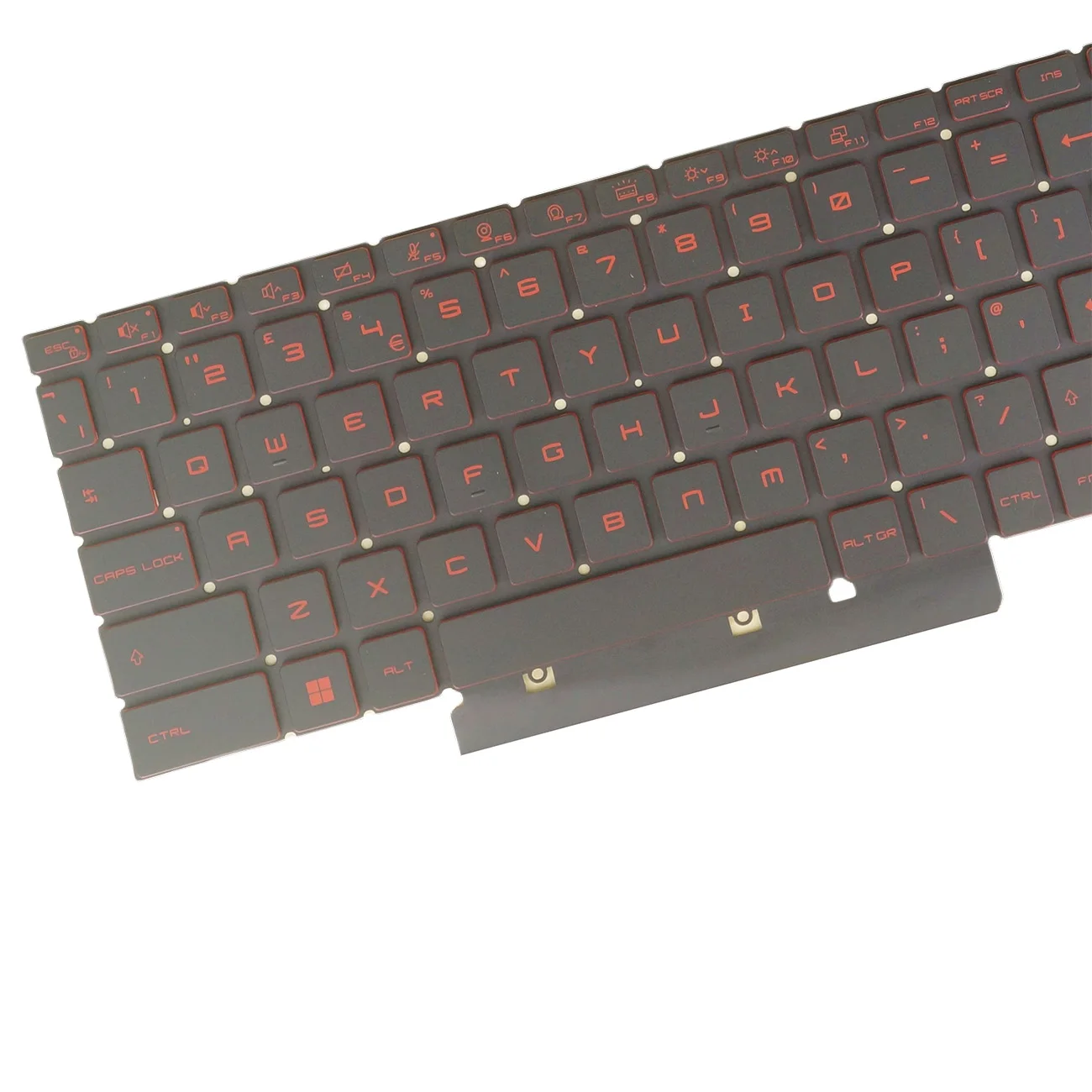 Red Backlit Laptop Keyboard For MSI Alpha 15 B5EE, Bravo 15 B5DD MS-158K, 15 B5ED MS-158M,Katana GF76 /GF66 12UGSO 12UG  UK GB