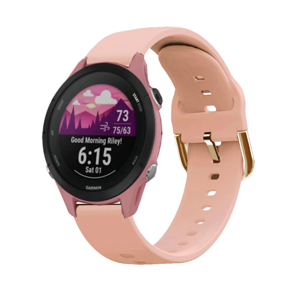 حزام ساعة سيليكون لغارمين فيفواكتيف ، أساور معصم ، سوار لفينو 2S ، 3S ، 4S ، حركة 3S ، أحمر ، سوار ساعة ذكي ، 18 *