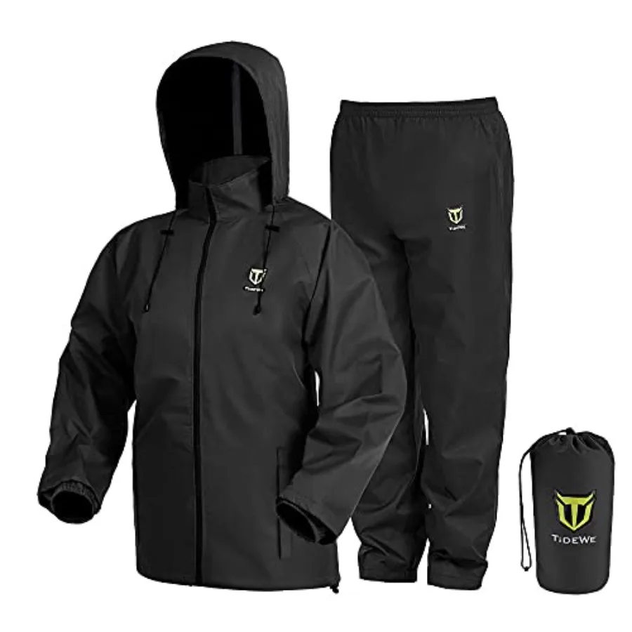 

Rain Suit Waterproof Breathable Lightweight 2 Pieces Rainwear