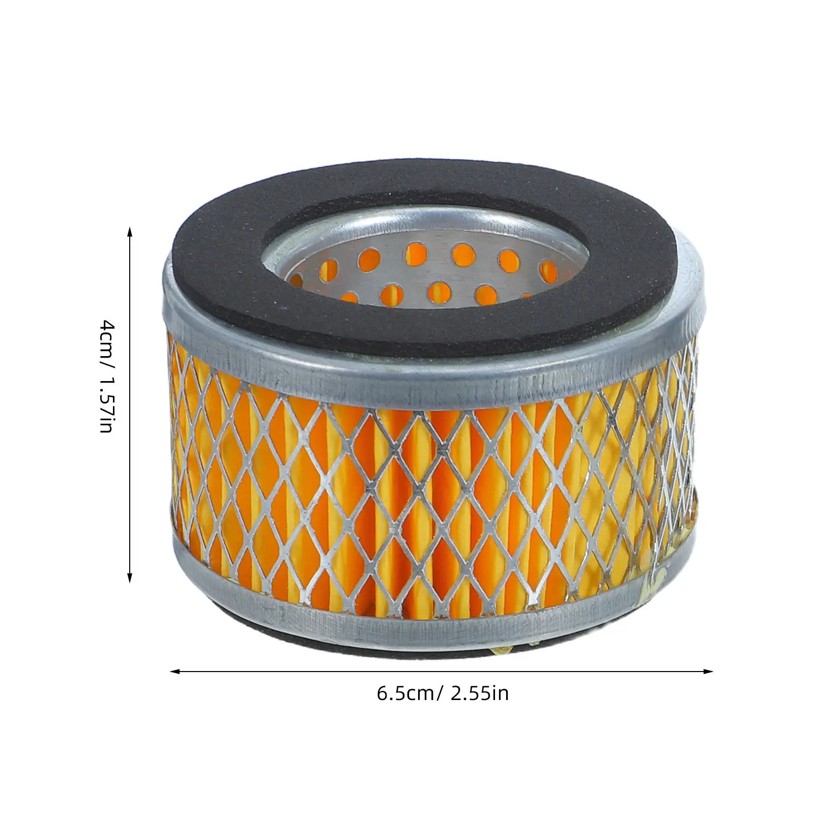 5Pcs Air Compressor Filter Elements Dense Paper Intake Replacement Round Prefilter System Stable Operation Air Compressor Spare - view 3