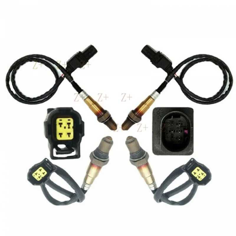 Z+  4PCS Upper  Undder Oxygen O2 sensor For MERCEDES-BENZ C230 2.5L V6 2006 2007