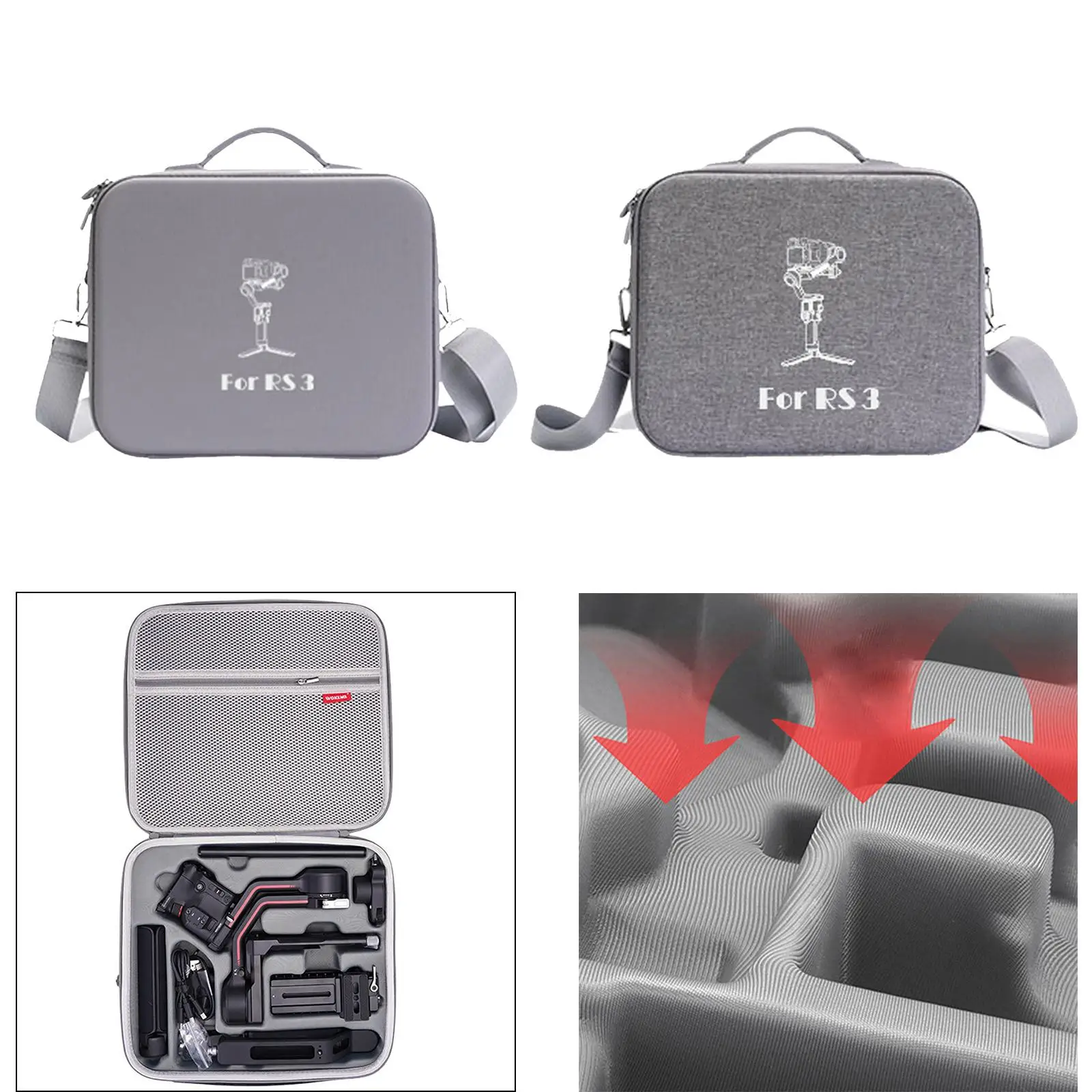 Gimbal Storage Case Handbag Portable Storage for RS3 Hard Shell Gimbal Case