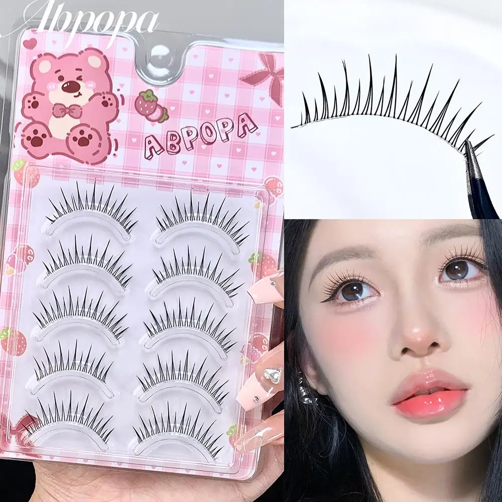 Extension de faux cils, bandes invisibles naturelles, cosmétiques de beauté, outils de maquillage réutilisables, grappes de cils