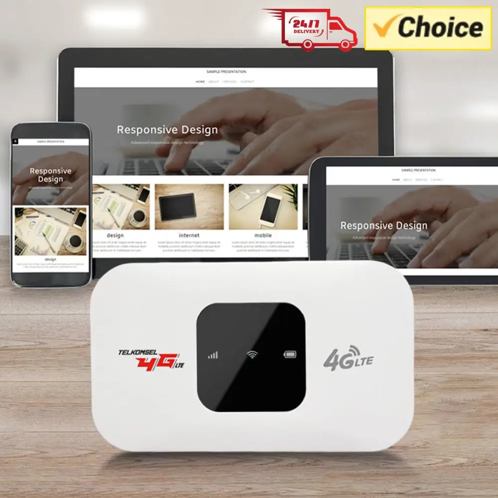 4G LTE Portable WiFi Hotspot Support 8 To 10 Users 150Mbps Wireless Router with SIM Card Slot Hotspot WiFi Device for Car Travel