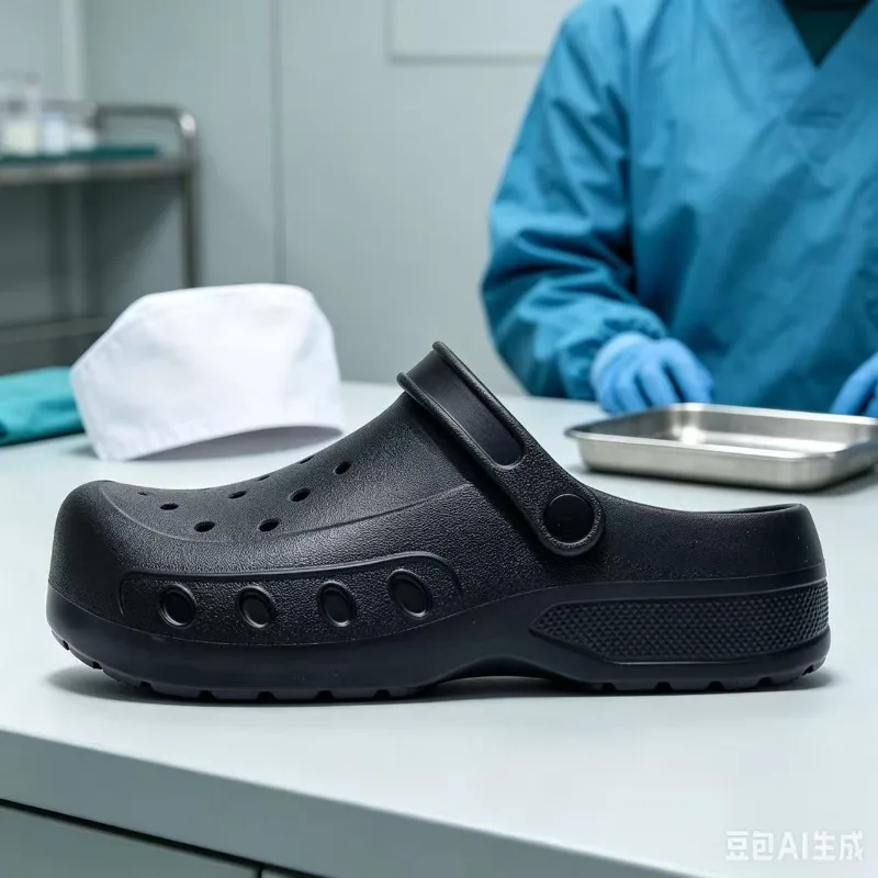 Men's Chef Kitchen Shoes for Men EVA Injection Anti-slip Slippers Outsole Comfortable Garden Clogs Waterproof Sandals Size 39-50