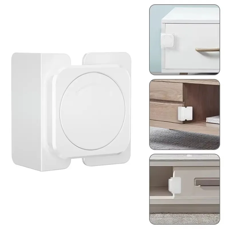 1-5pc Safety Lock Multifunctional Anti Open Cabinet Buckle Children Refrigerator Cabinet Door Lock Kids Home Security Protection