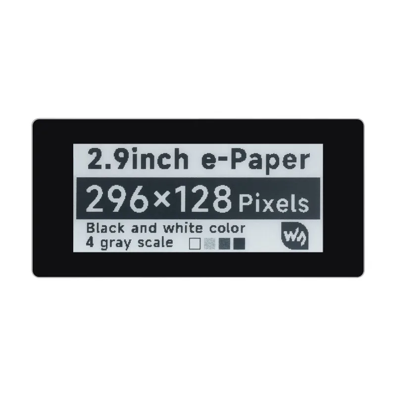 2.9inch Touch E-Paper Module For Raspberry Pi Pico, 296×128 Pixels, Black / White, SPI Interface