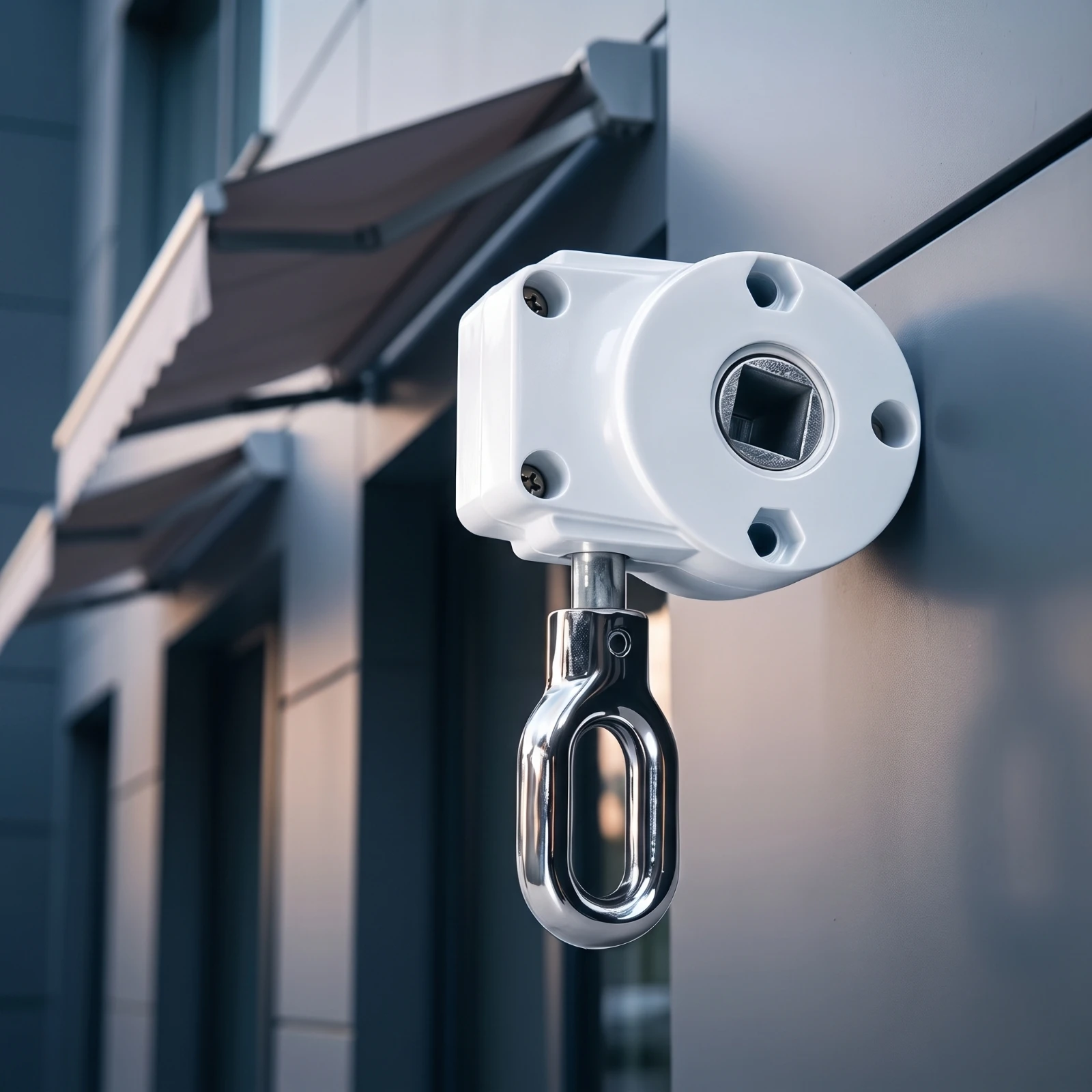 Awning Crank Gearbox Retractable Awning Crank Mechanism Hardware Smooth Operation Reliable for Homeowners, Patio, Deck