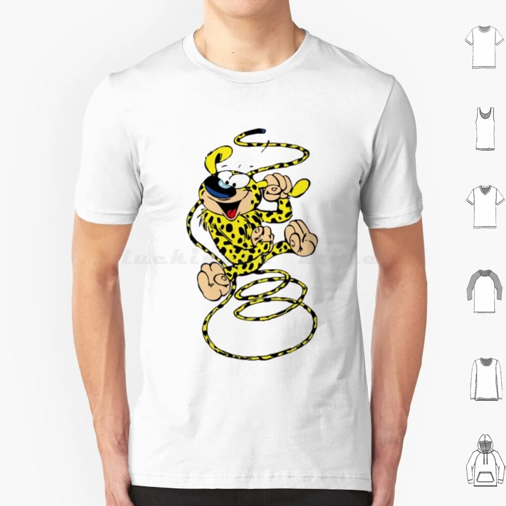 Huba Marsupilami T Shirt Cotton Men Women Diy Print Spirou Adventure André Animal Awesome Babies Baby Batem Belgium Book